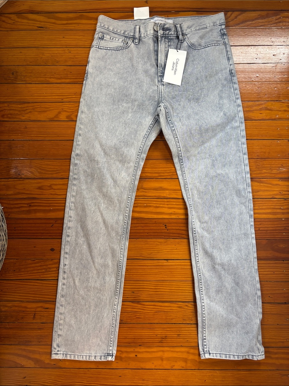 Classic Light Gray Men’s Jeans